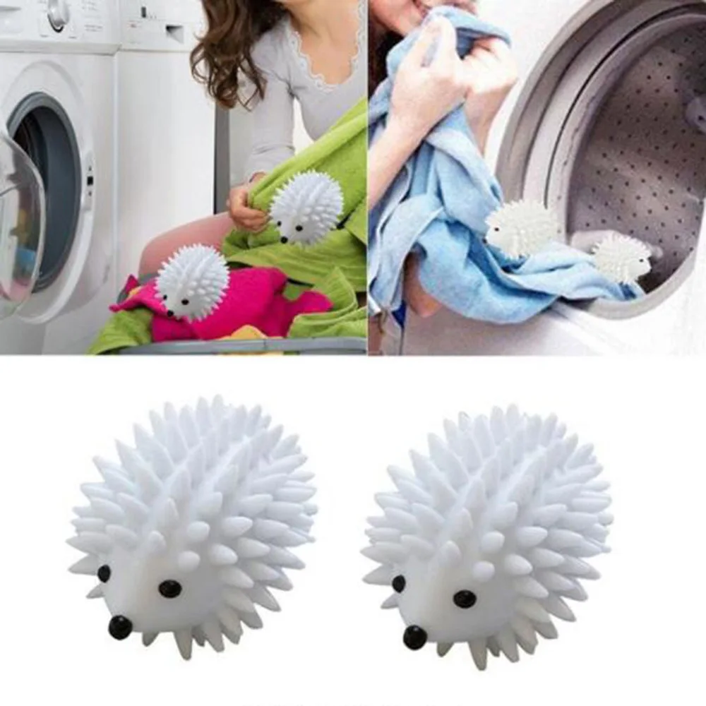 

Hedgehog Reusable Dryer Ball Skirt Sweater Washing Ball Soft Laundry Dryer Balls Wash Machine Drying Fabric Softener Alternative