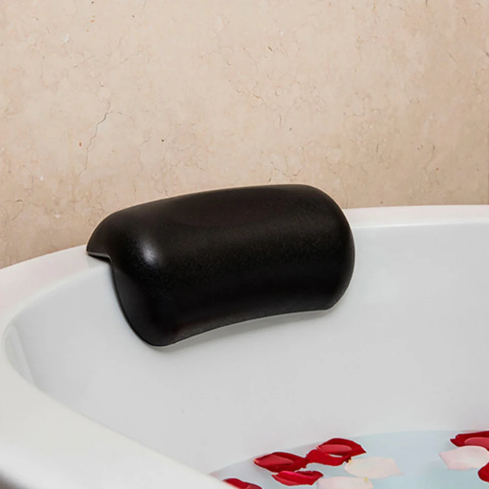 Подушка для ванны спа Non-slip Ванна подголовник мягкий Водонепроницаемый подушки для ванной с присосками легко чистить Аксессуары для ванной комнаты
