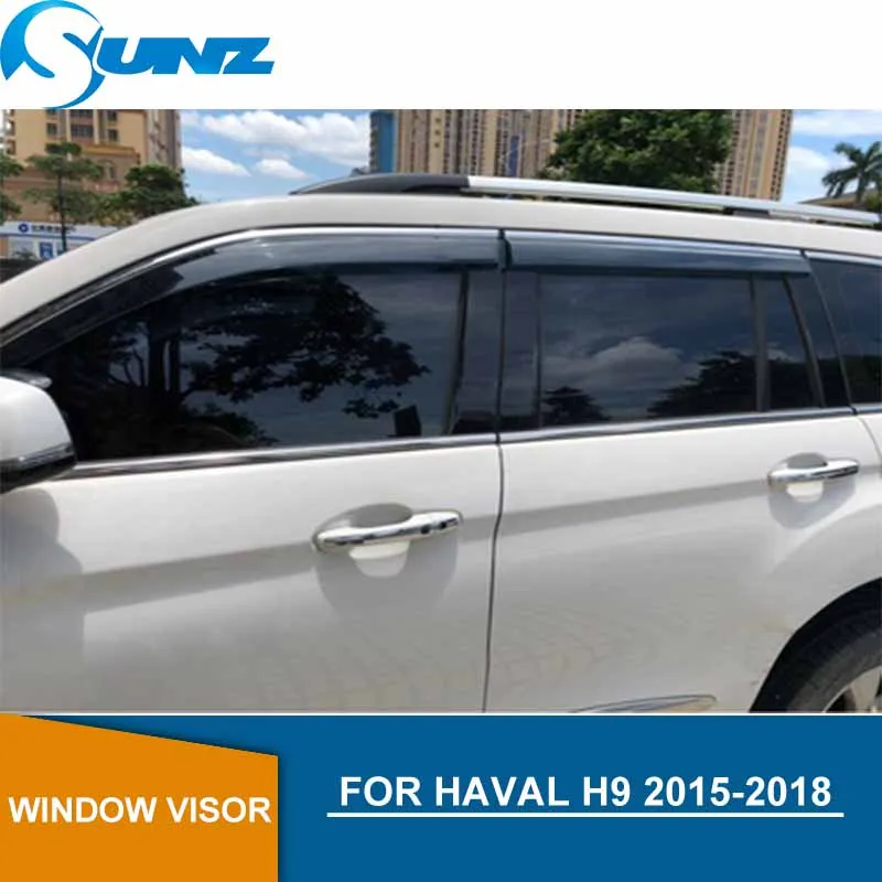 Автомобильный Дверной козырек для Haval H9-, защита от дождя на окно автомобиля для maval H9, автомобильные аксессуары SUNZ