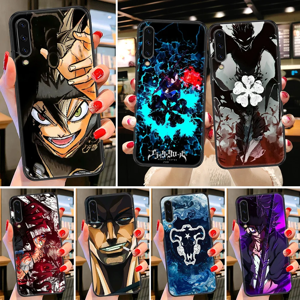 Чехол для телефона с аниме клевер Samsung Galaxy A 3 5 7 8 10 20 21 30 40 50 51 70 71 E S 2016 2018 4G |