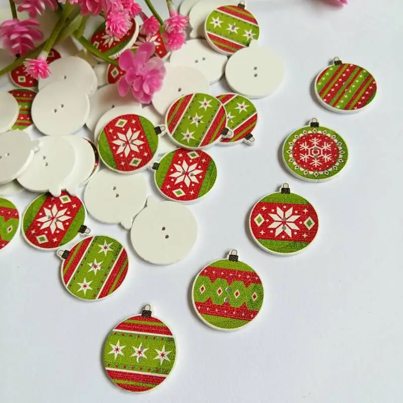 

50 шт., декоративные пуговицы для скрапбукинга