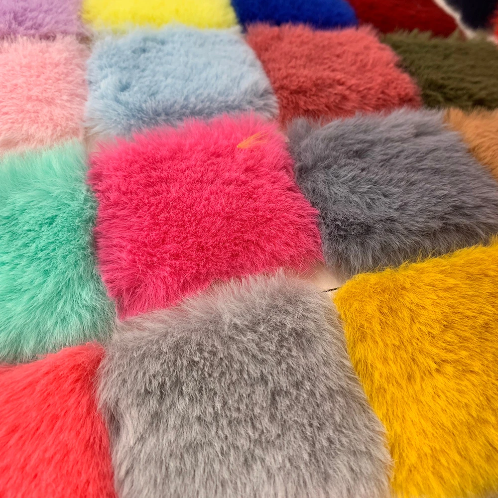 Материал ZYFMPTEX искусственный мех кролика высокой плотности 800 грамм ширина 160 см 12