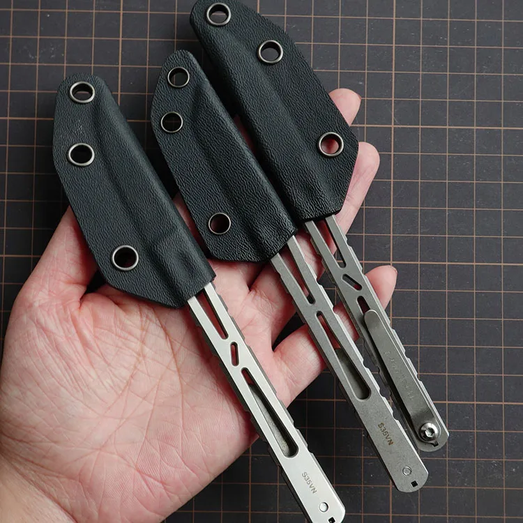Тактический стальной нож для повседневного использования Scalpel S35VN резьбы по