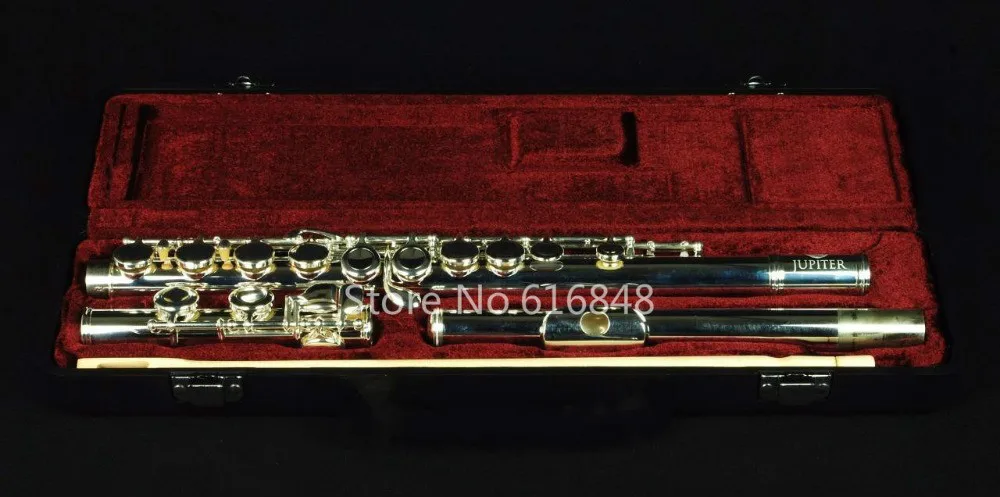 

Hot Brand Jupiter JFL-507S C Tone 16 Holes Closed Flute Cupronickel Silver-plated Instruments With E Key With Case