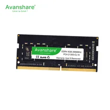 Avanshare DDR4 Ram 4GB 8GB 16GB 32GB 2400MHz 2666Mhz 3200Mhz DIMM Laptop Memory Support ALL Motherboard