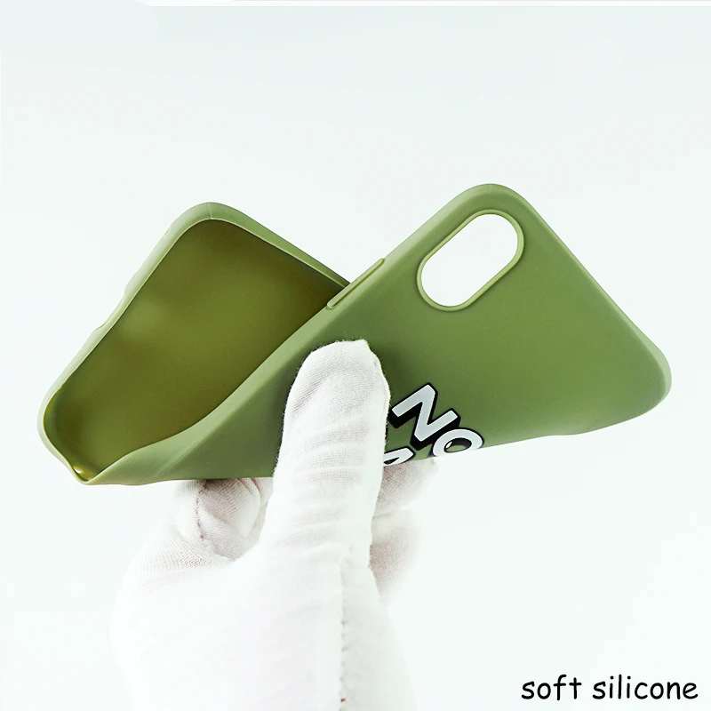 Модный чехол для телефона с буквенным принтом s IPhone 11 8 7 6s Plus Pro X XS MAX XR Забавный