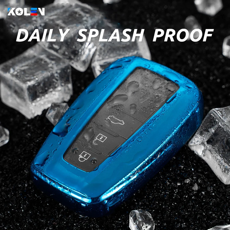 Мягкий ТПУ чехол для автомобильного ключа с дистанционным управлением полным