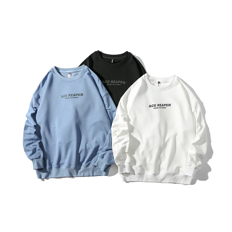 

Designer Letter Printed Hoodie Oversized Crewneck Sweatshirts for Men Unisex Couples Korean Fashion Clothing Harajuku Streetwear