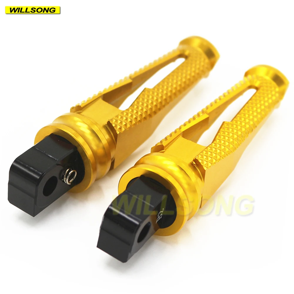 

Rear Footrest Peg Adapter Passenger Pedal For SUZUKI GSXR600/750/1000 GSR600/750 GSXS1000 GSF1250/650 GSX1300R HAYABUSA SFV650