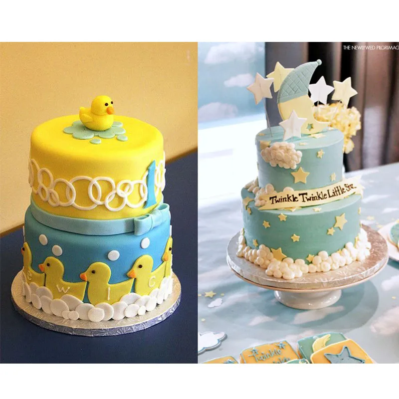 3 шт./компл. сливы цветока Плунжер для сахарной мастики резак Sugarcraft торт