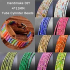 Новое поступление 2022, браслет, ожерелье, бисер, блестящая бусина, оптовая продажа, нить 4*13 мм, 15,5 дюйма