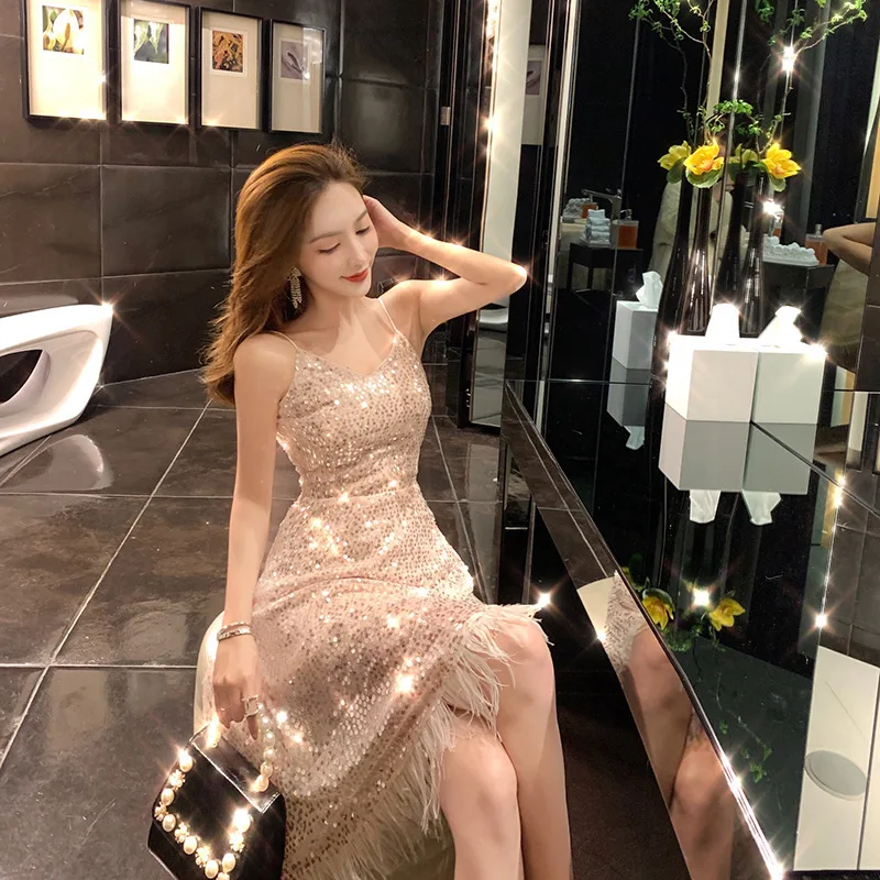 Платье для крещения Daminha маленькая юбка на подтяжках средней длины с блестками