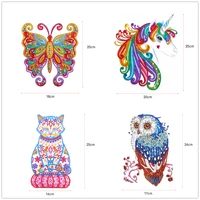 5d diamond painting sticker unicorn arts kits for kids diy mosaic sticker cute colorful handwork kits arts and crafts set