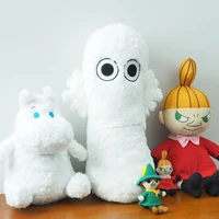 30cm 35cm 48cm cute white hippopotam plush toys moomining stuffed dolls animal hippo dolls kids gifts