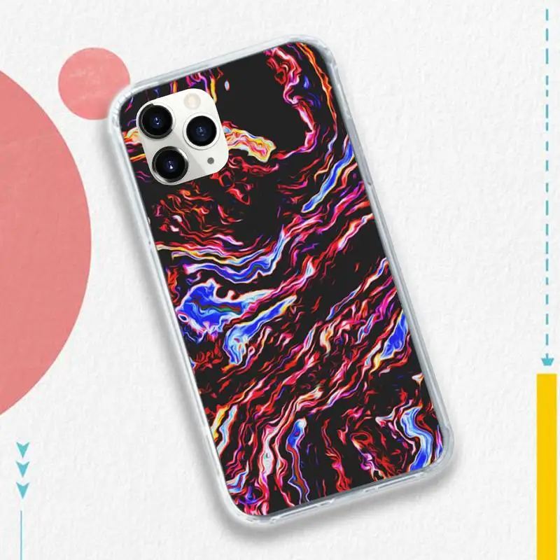 

Personalized psychedelic fashion pattern high quality Phone Case funda for iPhone 11 12 pro XS MAX 8 7 6 6S Plus X 5S SE 2020 XR