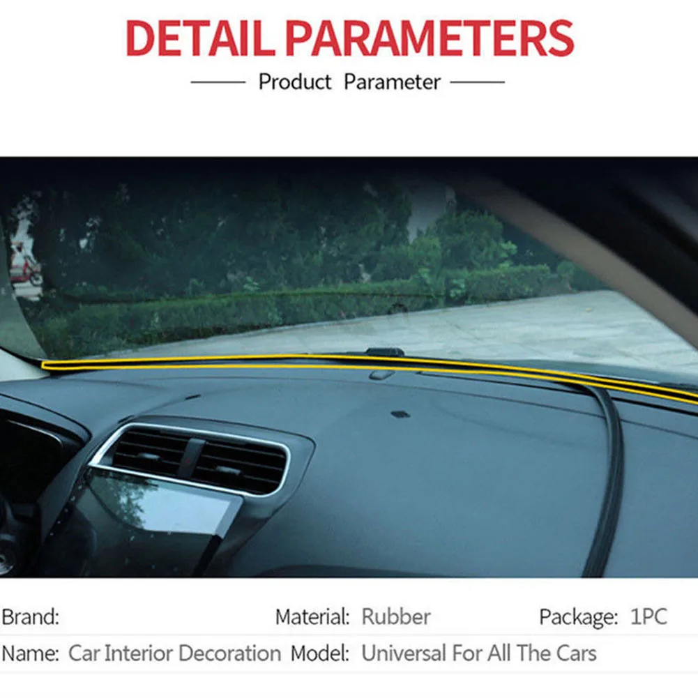 

1,6 М Edge легко устанавливаемая звукоизоляция лобовое стекло U-образная резиновая панель автомобильные аксессуары уплотнительная лента цент...