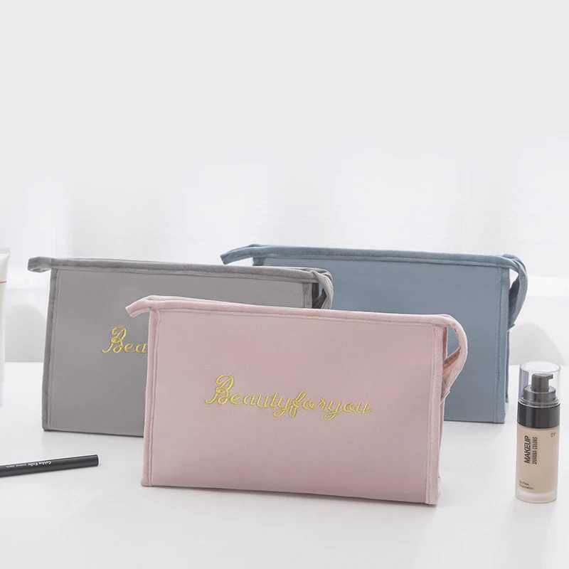 Фланелевая косметичка Корейская сумка для хранения органайзер путешествий