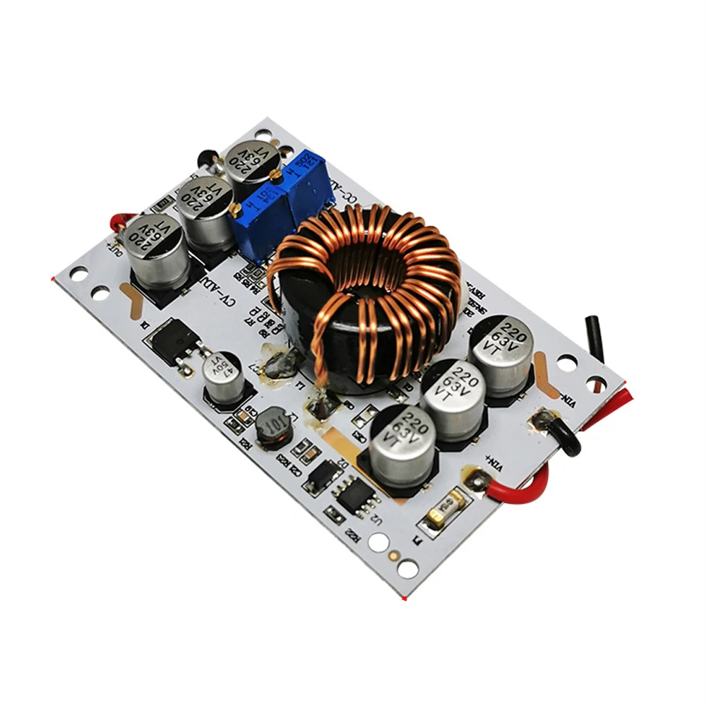 DC Boost постоянный ток мощность модуль 600W 10A12V24V36V поворота 24V36V48V60V|Интегральные