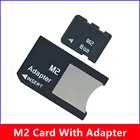 Высококачественная карта памяти M2 1 Гб 2 ГБ 4 ГБ 8 ГБ, карта памяти Pro Duo с адаптером MS PRO DUO