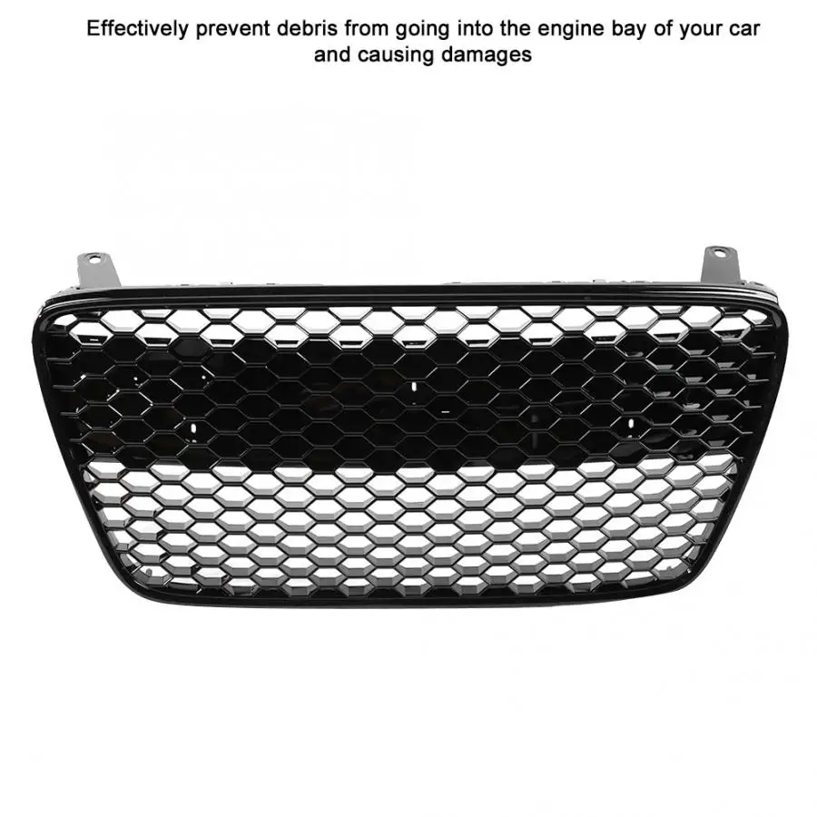 Автомобильный передний бампер Гриль Центральная решетка для Audi R8 2007 2008 2009 2010 2011