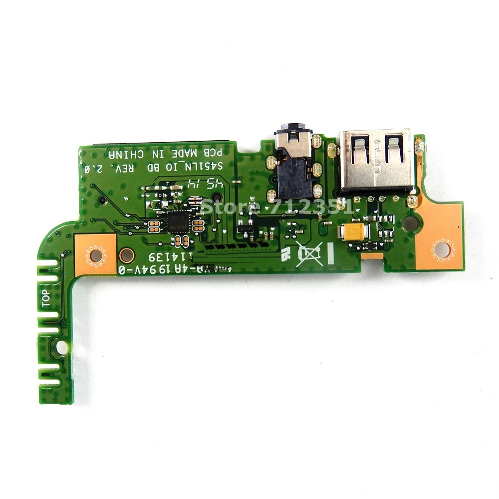 S451LN IO BOARD REV 2.0 For ASUS S451 S451L S451LA Laptop Motherboard Audio USB SD CARD board Test 100% OK | Компьютеры и офис