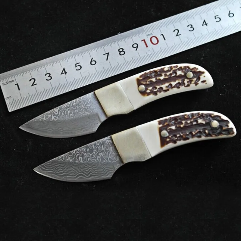 

Карманный Походный тактический нож Hysenss для выживания на природе, кемпинга, походов, дамасское лезвие из стали, ручка из смолы, коллекционны...