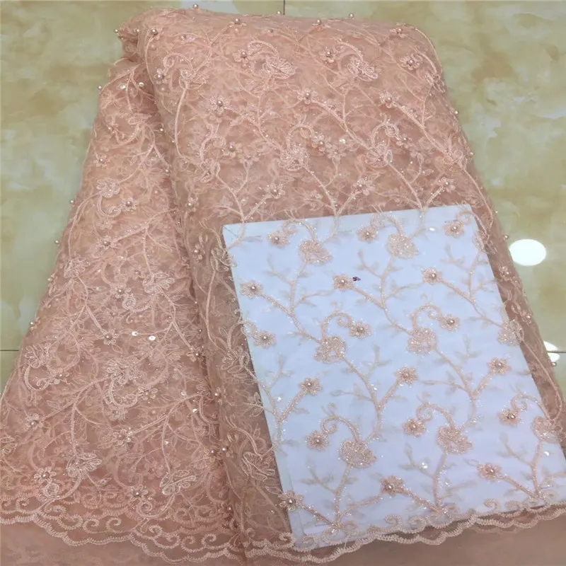 African Beaded 3D Tulle Lace Fabric sequins green French High Quality Nigerian Embroidery | Дом и сад