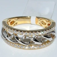 luxurious and exquisite cutout design personalized and versatile engagement wedding ring size 6 12
