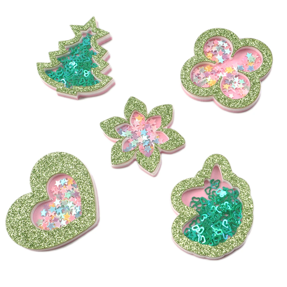 Милая Рождественская вспышка мигающие блестки жидкость зыбучий песок акриловая