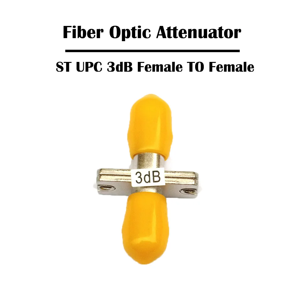 5 шт./лот ST фиксированный фланец волокно оптический аттенюатор 3dB 5dB 10dB 15dB SM