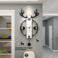 luxury big wall clock modern design silent nordic minimalist wall clock pendulum living room reloj de pared home decor zp50bg