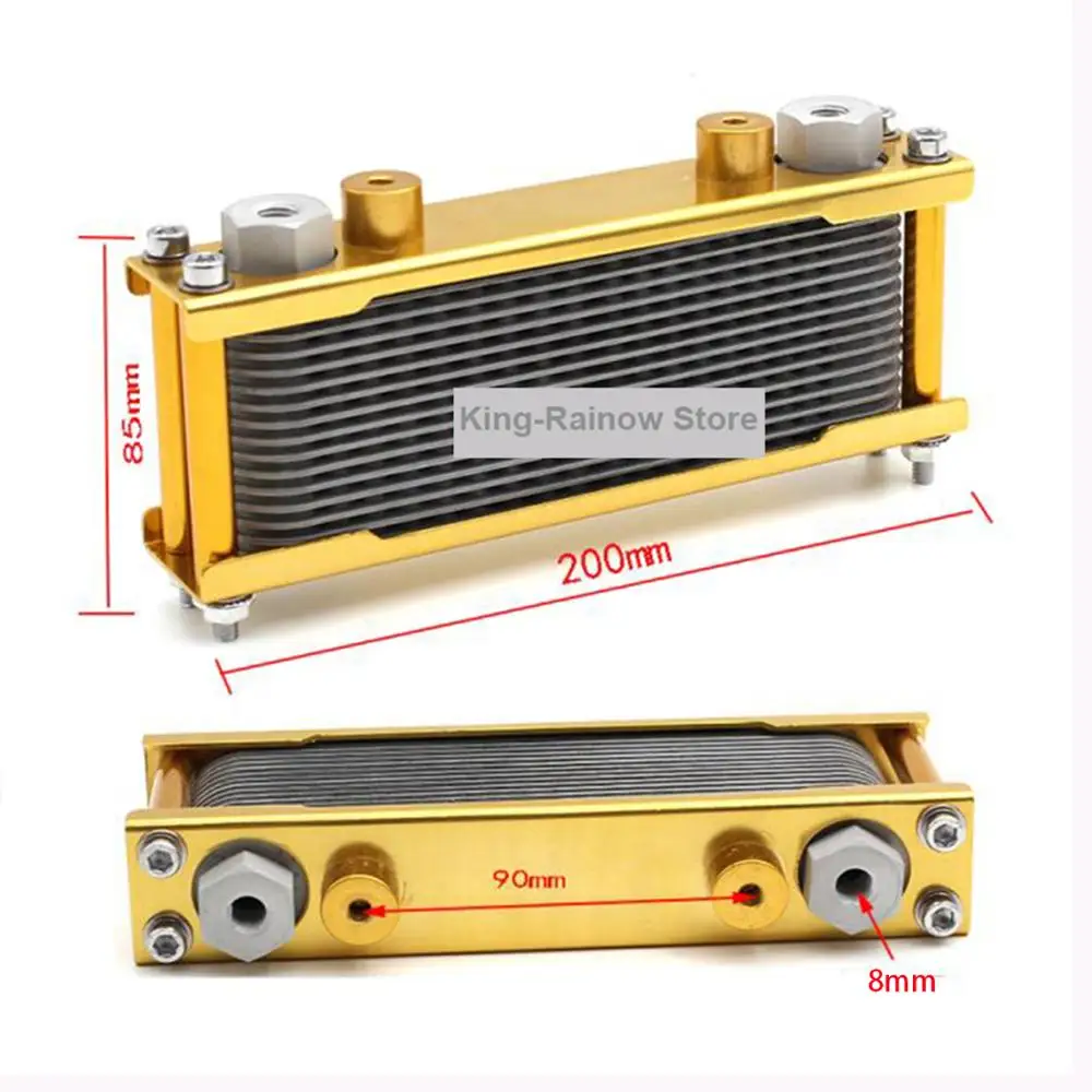 Высокопроизводительный радиатор масляный алюминиевая система охлаждения 110 125cc