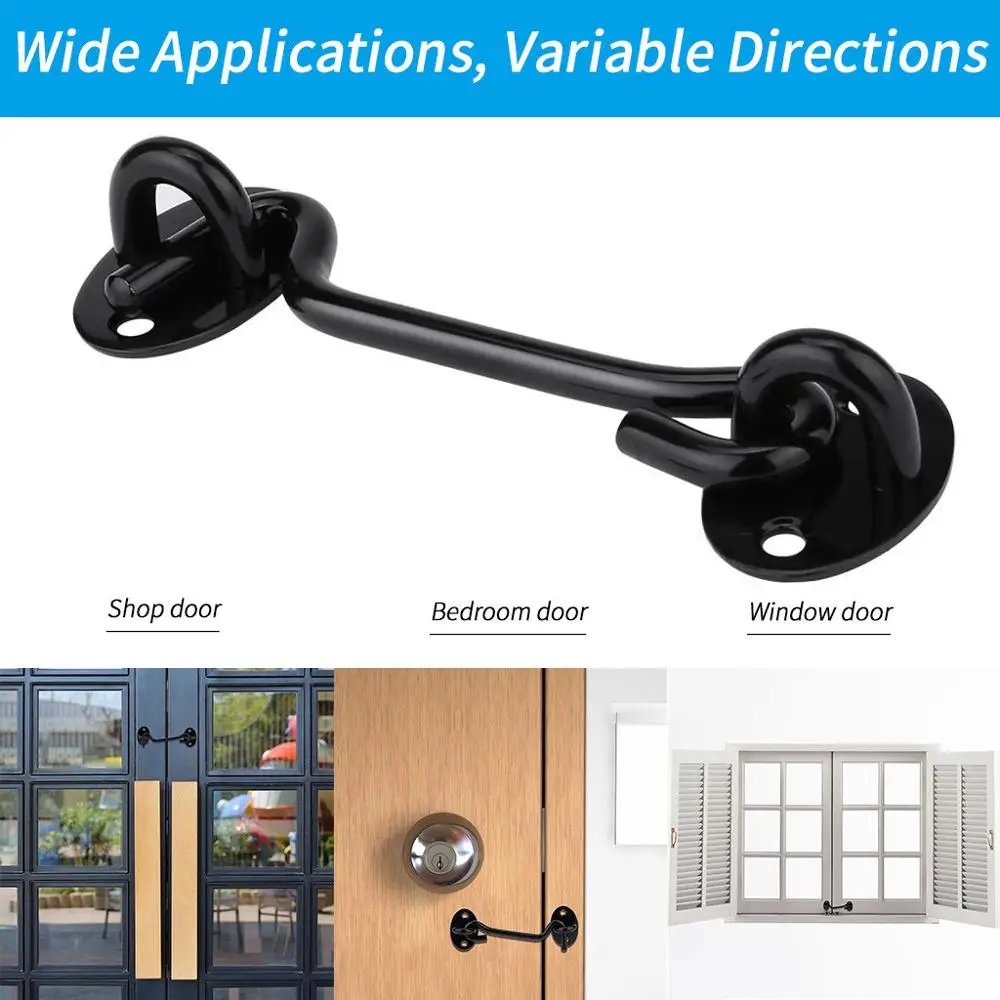 Дверная Цепочка для окна болт замок прочный плотный из нержавеющей стали ворот