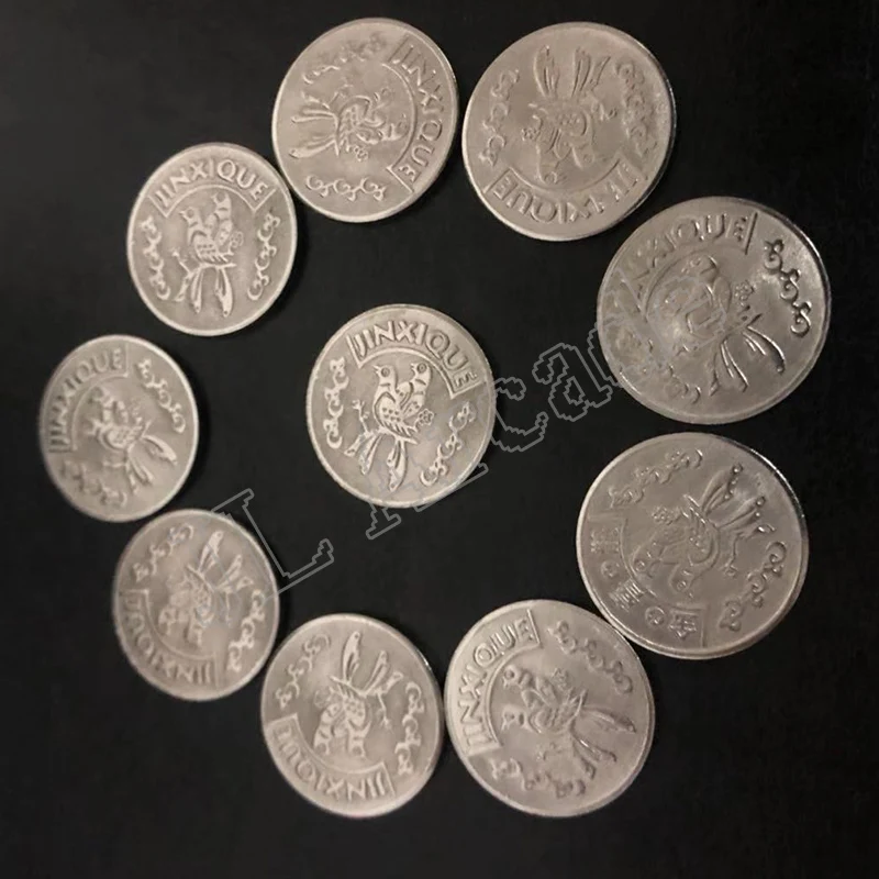 500 шт. 25*2 мм игровой жетон Нержавеющая сталь аркадная игра монета пятиконечной