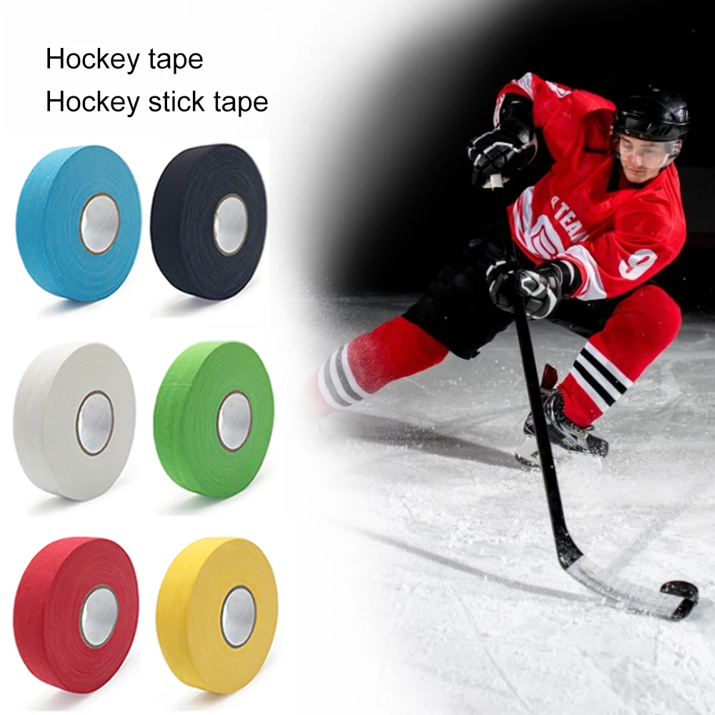 Cinta antideslizante de Hockey sobre hielo, equipo de protección, antideslizante, rodilleras de baloncesto, 2,5 cm x 25m, 1 ud.
