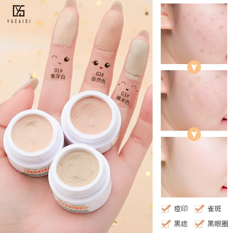 

Waterproofing Foundation Purifying and Correcting Concealer, Covering Spots, Acne Marks and Dark Circles