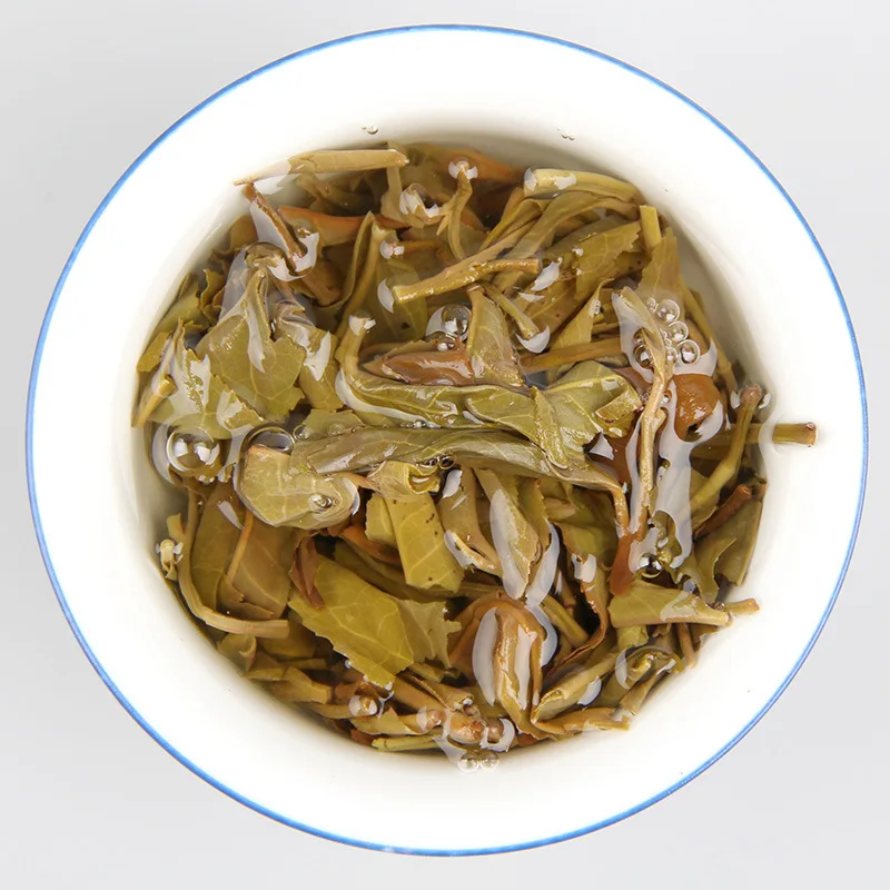 

Island Old Tree Sheng Pu'er Made by 2014 Pu-erh Materials Collecton Shen Pu'er Tea 357g Houseware