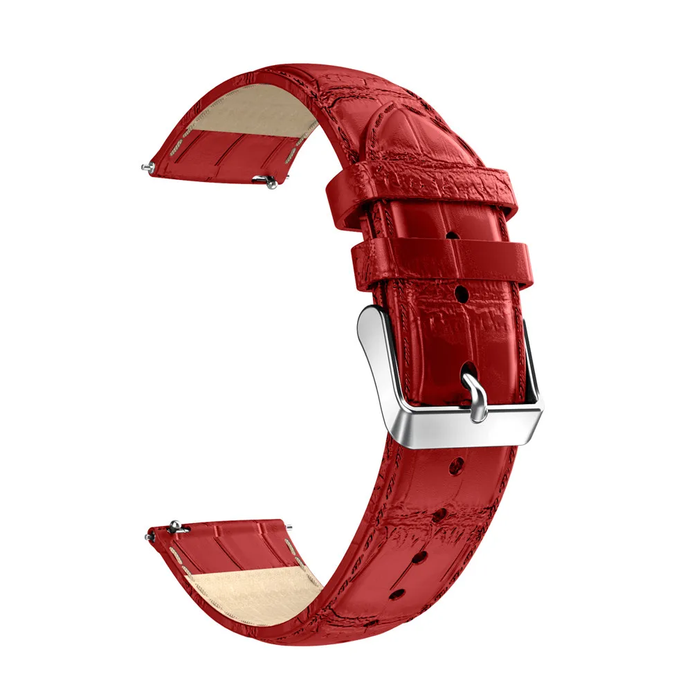 Ловушка для S Ticwatch 2nd watch Pebble Time Round (Man) 2019 Новинка 20 мм кожаный ремешок замена часов