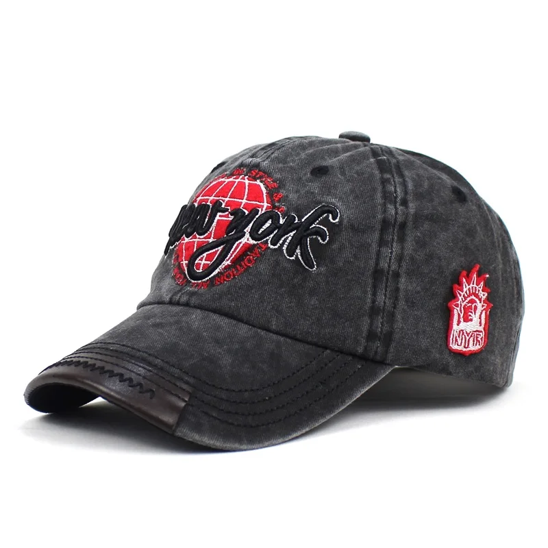 

Ditpossible 2021 Embroidery New York Baseball Caps Men Vintage Cotton Snapback Hats Women Summer Hat Casquette