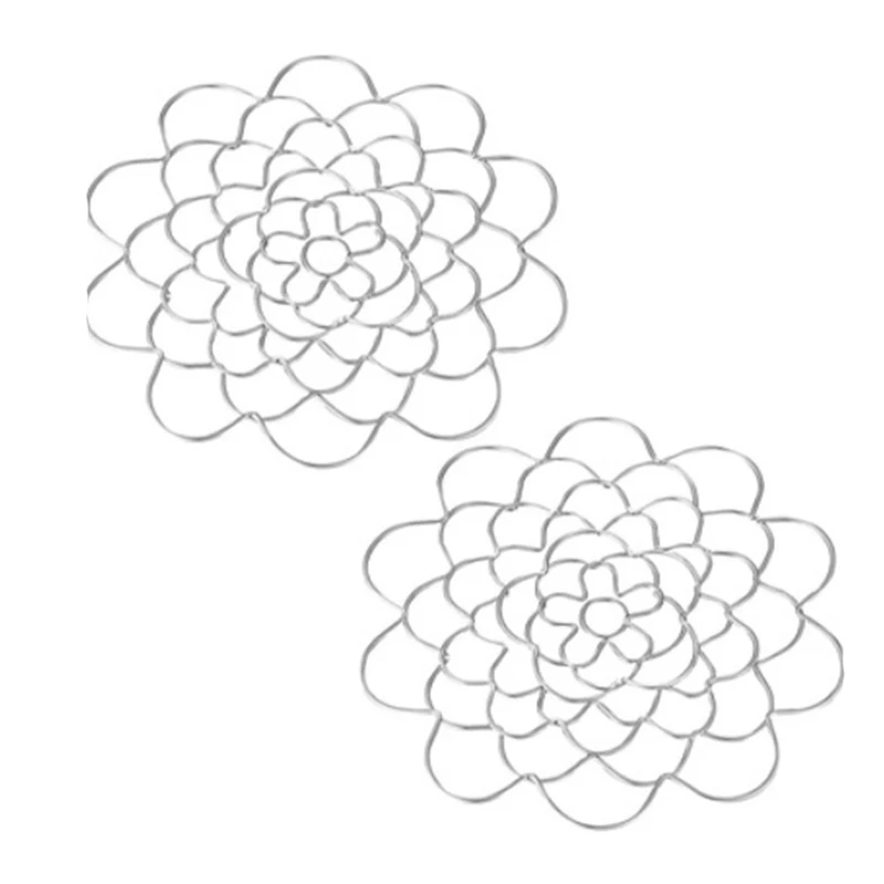

AU -2 Pieces Flower Lid Arranger Flower Frog Lids Flower Insert Lid Floral Frog Lid Arranger for Flower Plant Fixation