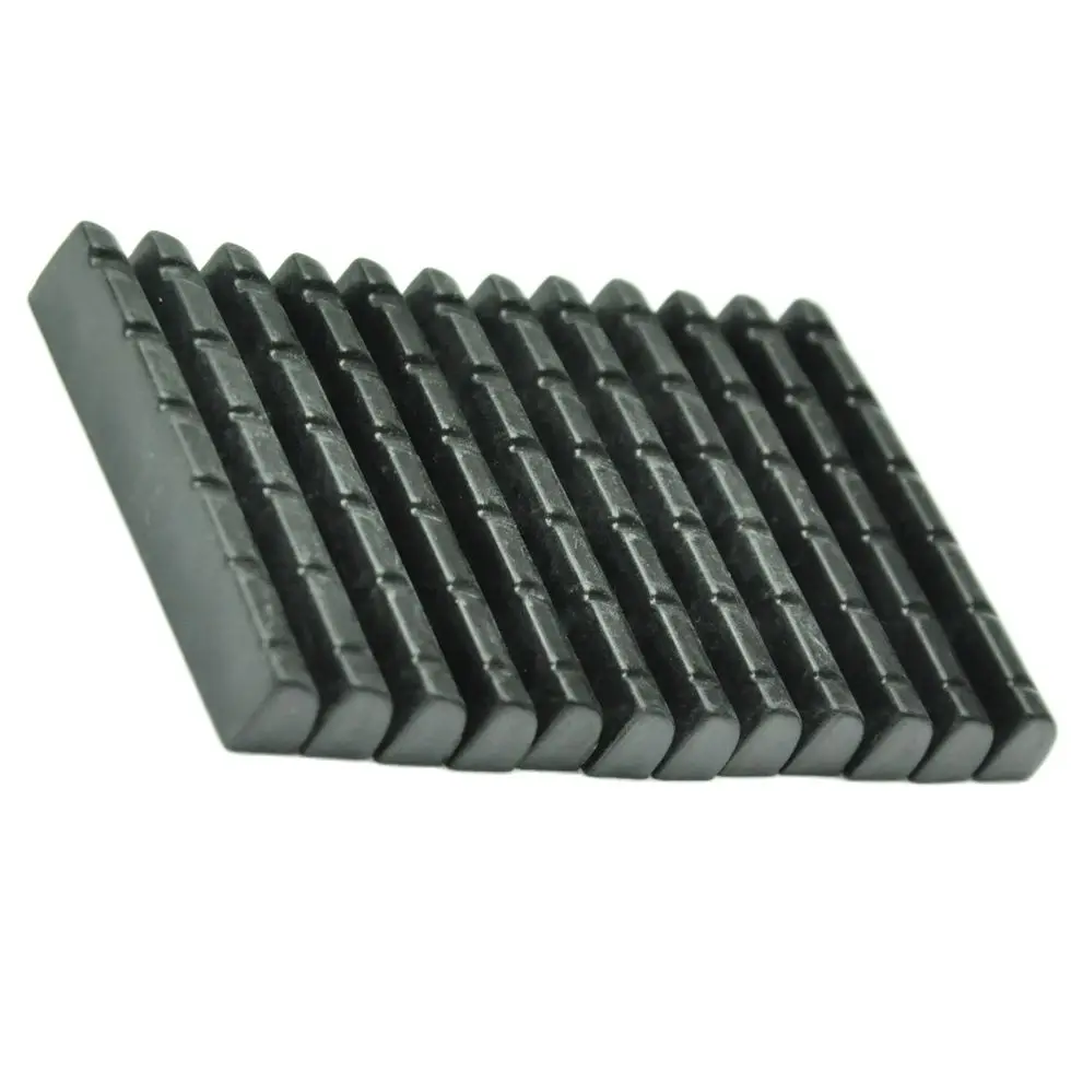 

50pcs Universal Acoustic Guitar Bridge Upper Nut Saddles Plastic Black