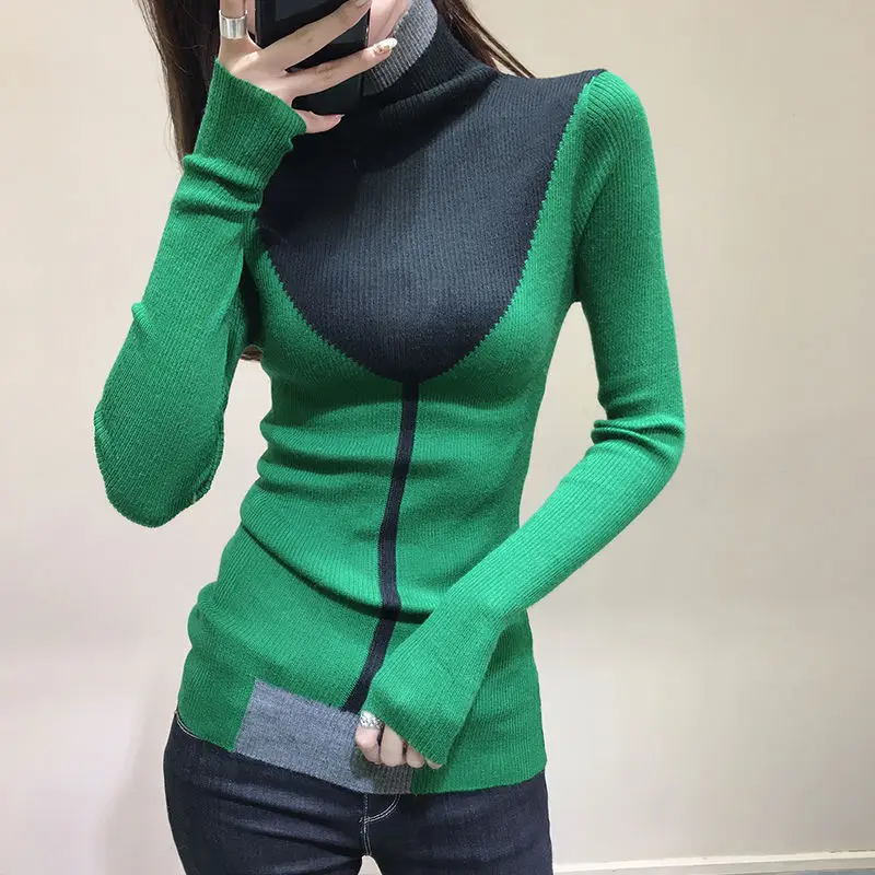 Женский свитер с высоким воротником - купить по выгодной цене |
