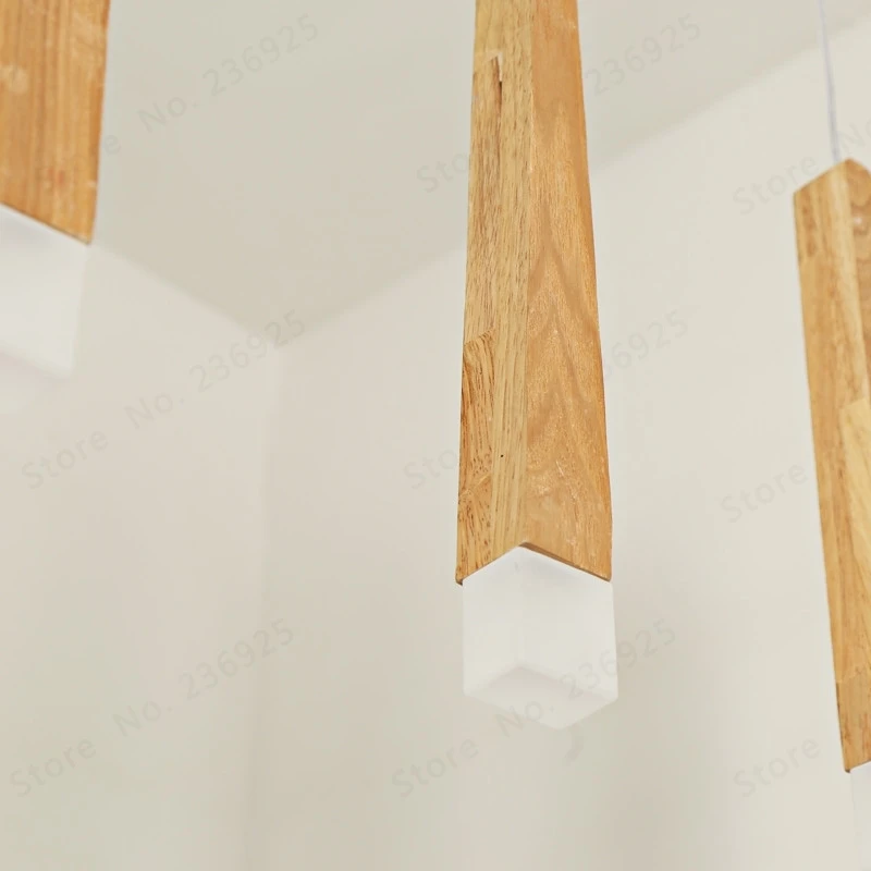 Деревянный подвесной светильник LukLoy кухонная потолочная лампа деревянные