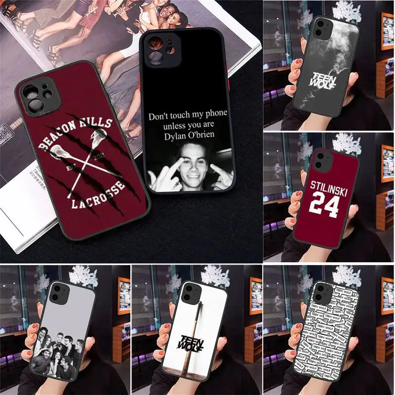 

Hot Teen Wolf Dylan O'Brien Phone Case Matte Transparent for iPhone 7 8 11 12 s mini pro X XS XR MAX Plus cover funda