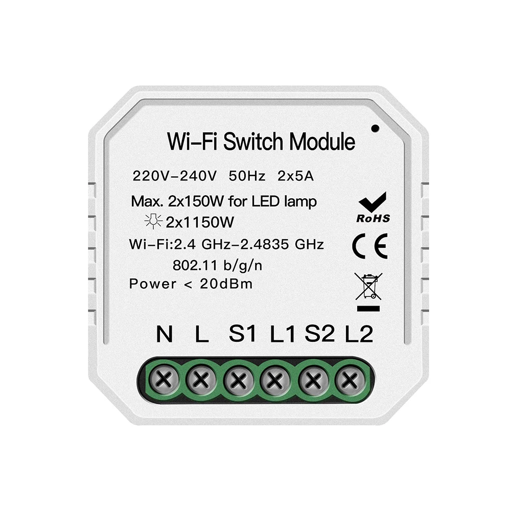 WiFi переключатель мини релейный модуль Tuya приложение огни на дистанционном управлении Голосовое управление с Google Home Amazon Alexa Echo iftt