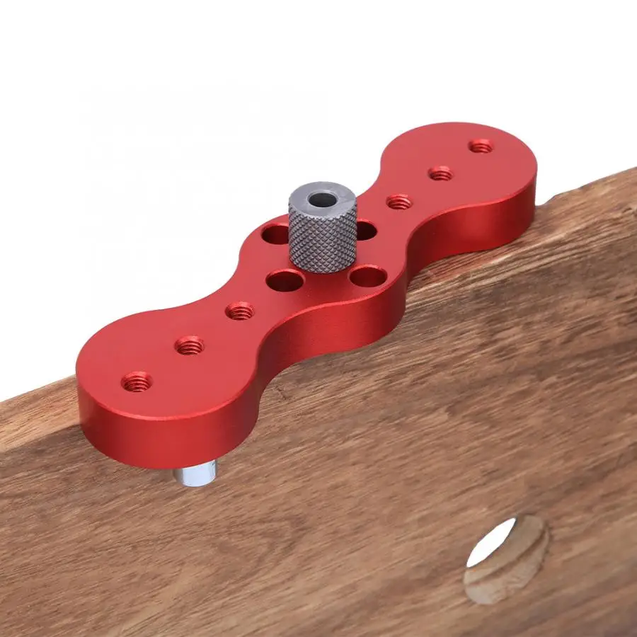 Woodworking Dowel Drill Bit Guide Locator Jig Positioner Aluminum Alloy 6/8/10mm Hole Opener Tool | Инструменты