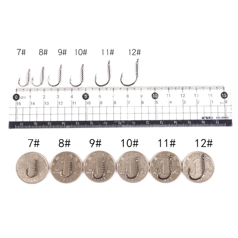 

10pcs/lot High Carbon Steel Spring Hook Barbed Swivel Carp Jig Fly Fishing Hooks With Hole For Fishing Tackle Accessories jig