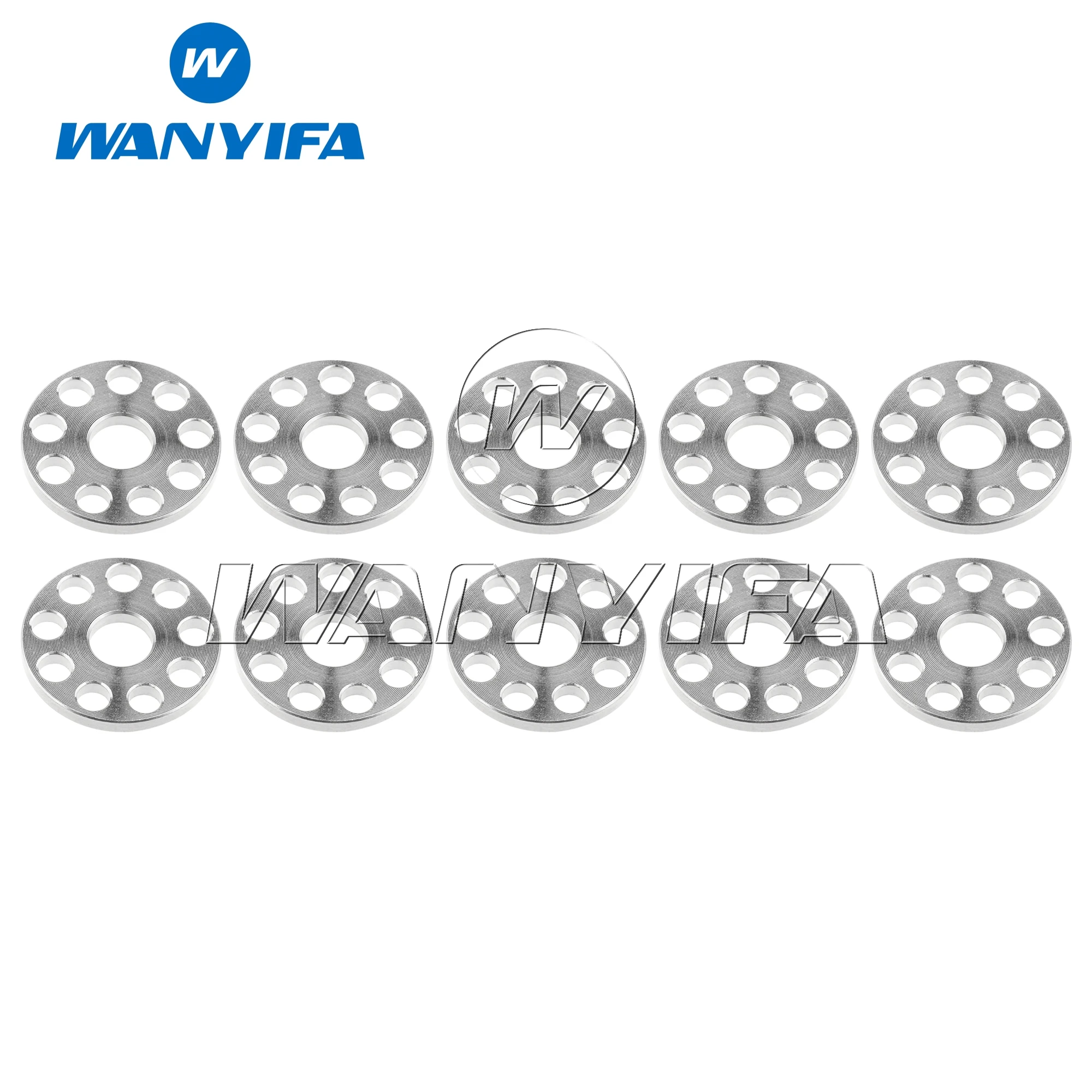 

Титановая шайба Wanyifa M6/M8/M10, прокладка с девятью отверстиями, декоративный болт для мотоцикла, прокладка винта