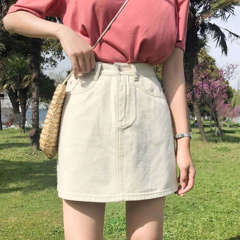 Юбка женская трапециевидная с завышенной талией Элегантная модная мини юбка в