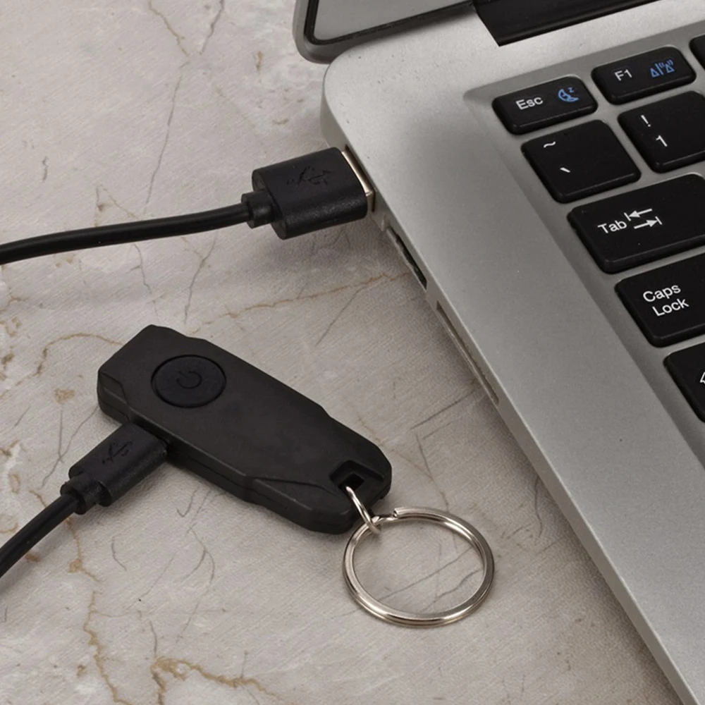 Портативный USB Перезаряжаемый брелок для домашних животных мини-светодиодный
